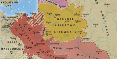 Mapa del gran ducat de Lituània