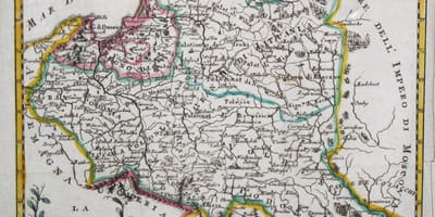 Mapa de Lituània vella 