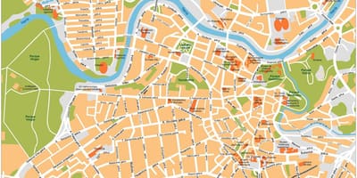 Mapa de vílnius (Lituània 